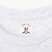 Kuh Happy Mail Labels Etiketten (Befestigt)