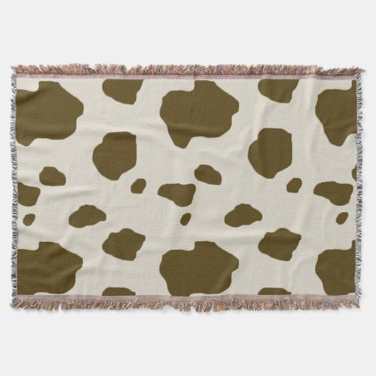 KUH-HAUT-Braun Decke (Vorderseite)