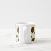 KUH-HAUT-Braun Espressotasse (Rückseite)