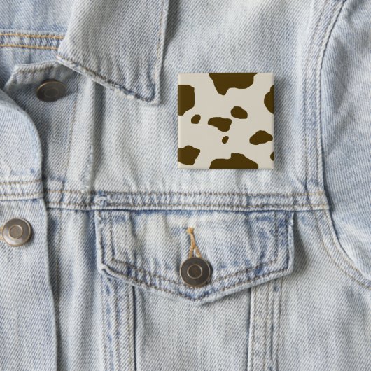 KUH-HAUT Brown-Stellen Button (Beispiel)