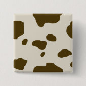 KUH-HAUT Brown-Stellen Button (Vorderseite)