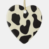 Kuh-Haut-Kuh-Muster Keramik Ornament (Rechts)