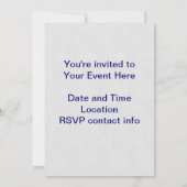 Kuh-Haut-Osterei Einladung (Rückseite)