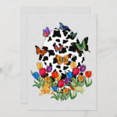 Kuh-Haut-Osterei Einladung (Vorne/Hinten)