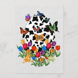 Kuh-Haut-Osterei Einladung