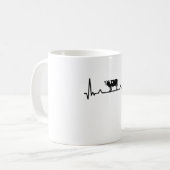 Kuh Heartbeat Farms Moo Animal Gift Mama Vater Kaffeetasse (Vorderseite Links)