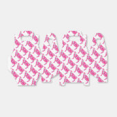 Kuh Heiß rosa und weiße Silhouette Geschenkschachtel (Ungefaltet)