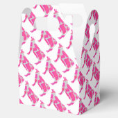 Kuh Heiß rosa und weiße Silhouette Geschenkschachtel (Geöffnet)