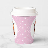 Kuh Highland Pink Pappbecher (Rechts)