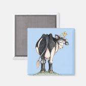 Kuh hinter magnet (Vorderseite/Rückseite)