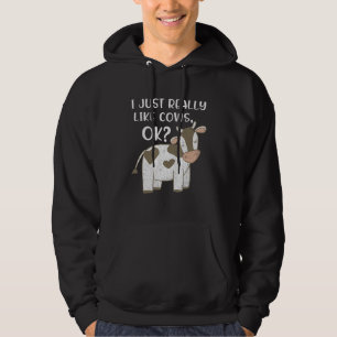 Kuh, ich mag Kühe echt. Hoodie