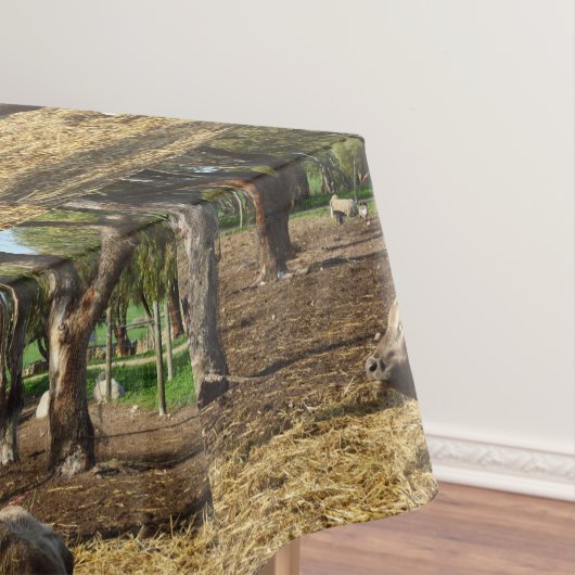 Kuh ihre Lebensweise auf dem Bauernhof, Tablecloth Tischdecke (Beispiel)