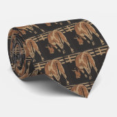 Kuh - Illustration der Square Animals Krawatte (Gerollt)