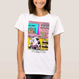 Kuh im China Shop Funny Mugs T-Shirts Karten und G