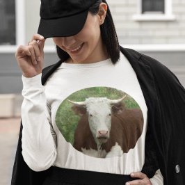 Kuh im Gras Cameo Long Sleeve Shirt