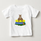 Kuh im Pool-Shirt Baby T-shirt (Vorderseite)
