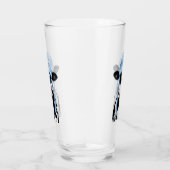 Kuh in einem Hut. Glas (Rechts)