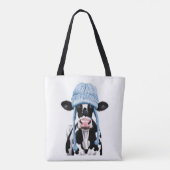 Kuh in einem Hut. Tasche (Rückseite)