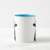 Kuh in einem Hut. Tasse (Zentrum)