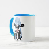 Kuh in einem Hut. Tasse (Vorderseite Links)