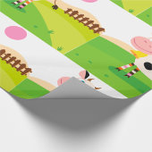 Kuh in einem Umreifungspapier Geschenkpapier