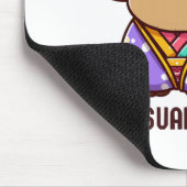 Kuh in Elegance im Hochland Mousepad (Ecke)
