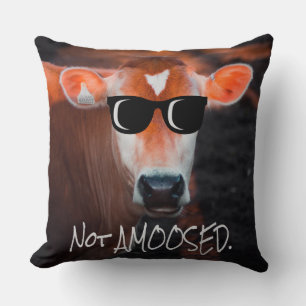 Kuh in Sonnenbrille nicht a MOOsed Niedlich Funny Kissen