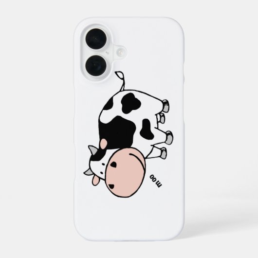 Kuh iPhone 16 Hülle (Rückseite)