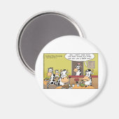 Kuh isst Husband Funny Gaben T-Shirts Tasse & Kart Magnet (Vorderseite/Rückseite)