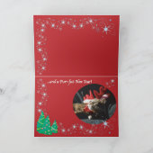 Kuh/Katze Weihnachtskarte 1,2 Feiertagskarte (Innenseite)