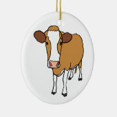 Kuh Keramik Ornament (Rechts)