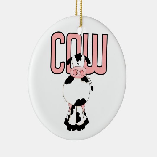 KUH KERAMIK ORNAMENT (Rechts)