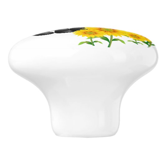 Kuh Keramikknauf (Seitenansicht)