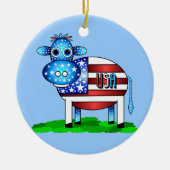 Kuh Keramikornament (Vorne)