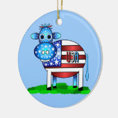 Kuh Keramikornament (Links)