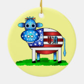 Kuh Keramikornament (Hinten)