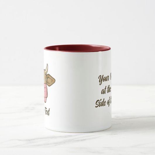 Kuh-Kopf-Tasse Tasse (Zentrum)