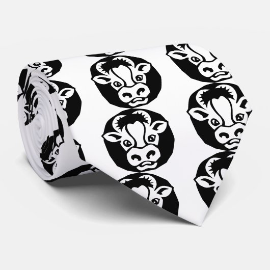 Kuh Krawatte (Gerollt)