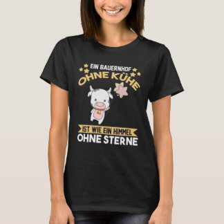 Kuh Kühe Landwirt T-Shirt