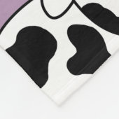Kuh-kundenspezifische Fleece-Decke Fleecedecke (Ecke)