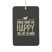 Kuh Landwirtschaft Kühe Rinder Autolufterfrischer (Vorderseite)