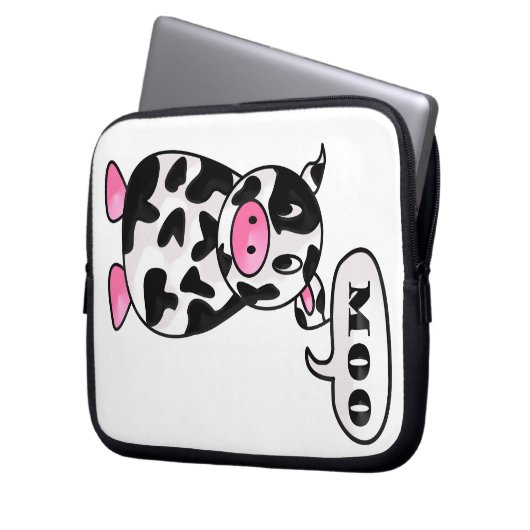 Kuh Laptopschutzhülle (Vorderseite Links)