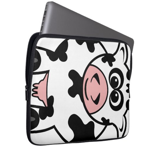 Kuh Laptopschutzhülle (Vorne Rechts)