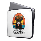 Kuh. Laptopschutzhülle (Vorderseite Links)