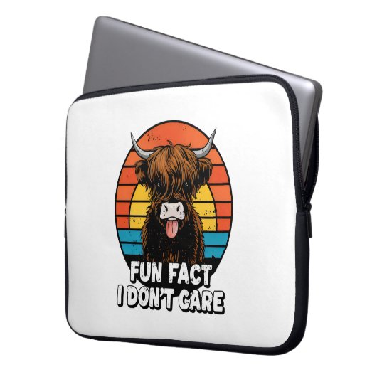 Kuh. Laptopschutzhülle (Vorderseite Links)