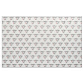 Kuh lecken Nase Stoff (Yard (91,4 cm))