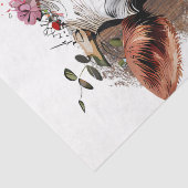 Kuh leckt Wasserfarbe Seidenpapier (Detail)
