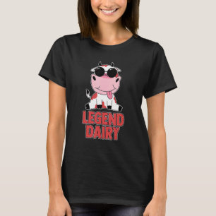 Kuh Legendärer Milchviehbetrieb Tier Färse Metzge T-Shirt