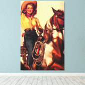 Kuh Leinwanddruck (Insitu (Holzboden))