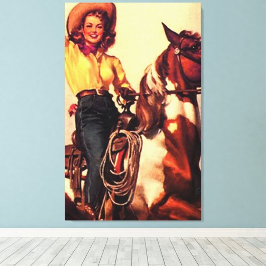 Kuh Leinwanddruck (Insitu (Holzboden))